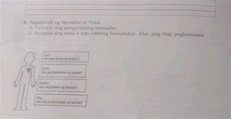 pangunahing mensahe ng bahay kubo|B Paglalahad nga mensahe at tema 1 Tukuyin .